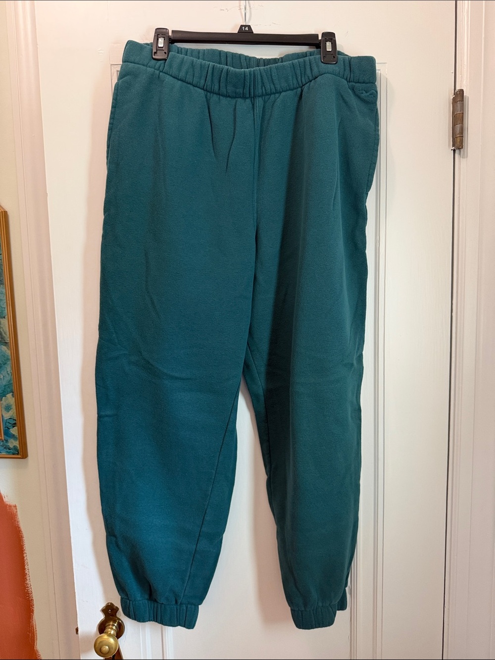 Hollister Teal Track Joggers